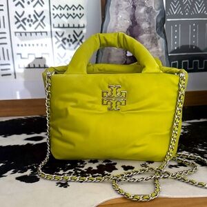Tory Burch Lime Green Crossbody Bag